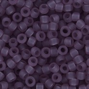 Toho seed beads 8/0 round Transparent-Frosted Lt Amethyst - TR-08-6F